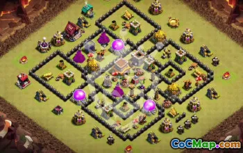 Top TH8 Clash of Clans Base Layouts with Link #51607