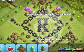 Top CoC TH8 Base Layouts with Copy Links #54742