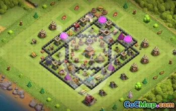 Best Town Hall 8 Base Layouts for Clash of Clans #55245
