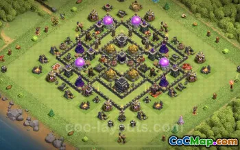 TH9 Farming Base 2023: Anti-Everything Layout & Link #19493