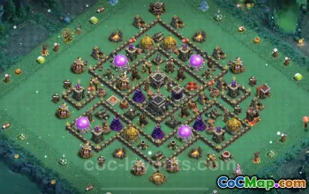 TH9 Farming Base - Anti 3 Stars & Air Defense 2023 #19388