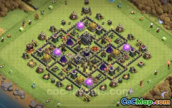 TH9 Farming Base - Anti 3 Stars & Resource Defense #19608