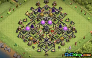 TH9 Farming Base Copy 2023: Max Levels & Anti 3 Stars #19423