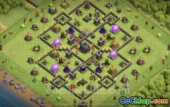 TH9 Farming Base Copy - Clash of Clans Design with Link #24754