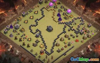 Copy Town Hall 9 Base Layouts for Clash of Clans #35395