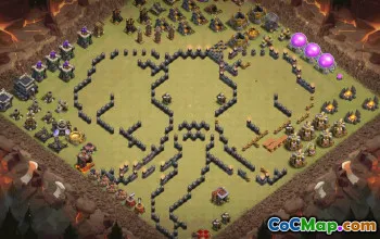 Best TH9 Copy Base Layout with Link #35434