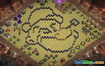 Copy TH9 Base Layout for Clash of Clans #35435