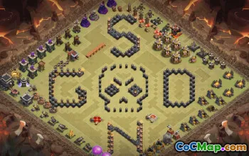 town hall 9, funny/progress base layout #35436