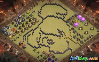 Top Town Hall 9 Base Layouts with Link #35437