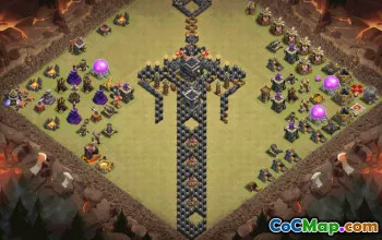 Top Town Hall 9 Base Layouts with Links #35470