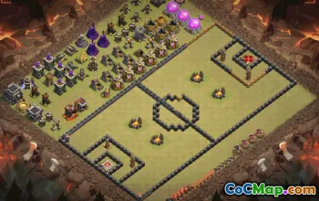 Top Town Hall 9 Base Layouts for Clash of Clans #35473