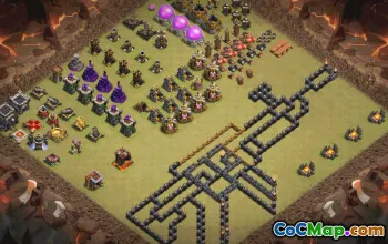 Top Town Hall 9 Base Layouts for Clash of Clans #35474