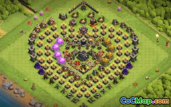 Top Town Hall 9 Base Layouts for Clash of Clans #35488