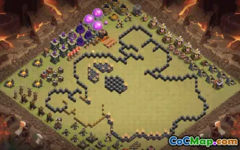 Best Town Hall 9 Base Layouts for Clash of Clans #35504