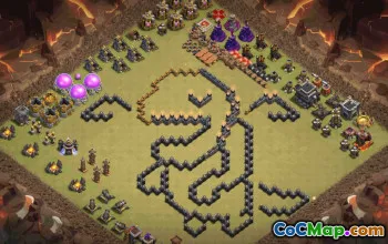 town hall 9, funny/progress base layout #35510