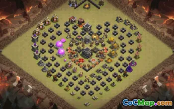 Top Copy Base Layouts for Town Hall 9 #35941