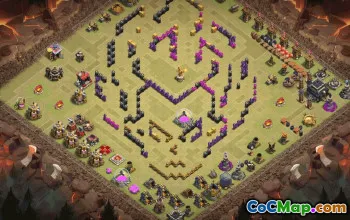 Best Town Hall 9 Copy Base Layout for CoC #36302