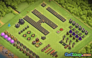 Top Copy Base Layout for Town Hall 9 #37275