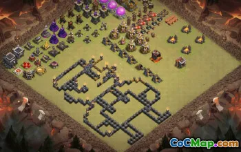Best Town Hall 9 Base Layouts for Clash of Clans #35387