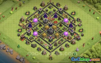 TH9 Max Farming Base - Clash of Clans Design & Link #24670