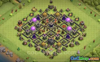 TH9 Max Farming Base Copy - Clash of Clans Design #24681