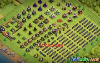 TH9 Progress Base - Symmetric Town Hall 9 Clash of Clans #24295