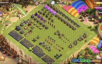 town hall 9, progress base layout #35982