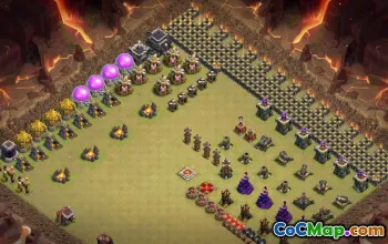 Top Town Hall 9 Base Layouts with Copy Link #37323