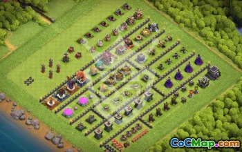 Top TH9 Base Layouts with Copy Links #48444
