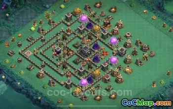 TH9 Trophy Base Link - Anti Everything Defense COC #24675