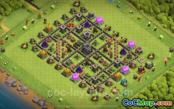 Kopie der TH9 Trophy Defense Base – Clash of Clans 2024 #17678