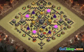 Top Town Hall 9 Base Layouts with Copy Links #35053