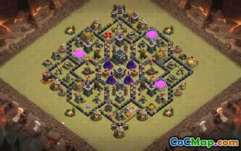 Top Town Hall 9 Base Layouts & Copy Links #36021