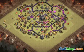 Top TH9 Base Layouts with Copy Links #36675
