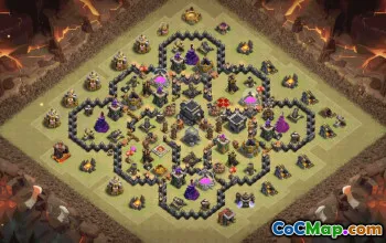 Top Town Hall 9 Base Layouts for Clash of Clans #35815