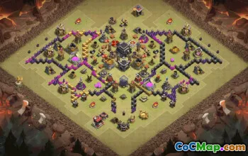 Top Town Hall 9 Base Layouts for Clash of Clans #36183
