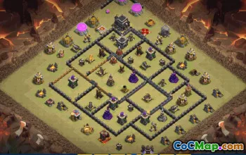 Top Town Hall 9 Base Layouts for Clash of Clans #34542