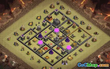 Best Town Hall 9 Base Layouts with Copy Link #34543
