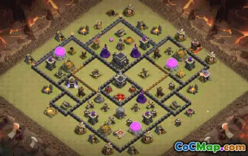 Top Town Hall 9 Base Layouts for Clash of Clans #34544
