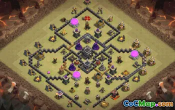 Top Town Hall 9 Base Layouts for CoC #34579