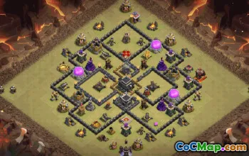 Top TH9 Base Layouts with Copy Links #34631