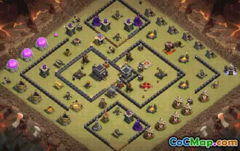 Top TH9 Base Layouts for Clash of Clans #34654