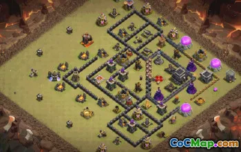 Top Town Hall 9 Base Layouts for Clash of Clans #34661
