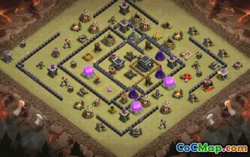Best TH9 Clash of Clans Base Layouts with Copy Links #34702