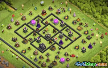 Top Town Hall 9 Base Layouts for Clash of Clans #34706