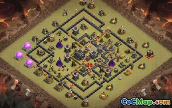 Copy Town Hall 9 Base Layouts for Clash of Clans #34722
