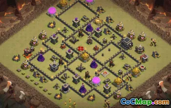 Best TH9 Base Layouts for Clash of Clans #34728