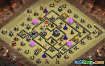Best Town Hall 9 Base Layouts with Copy Link #34731