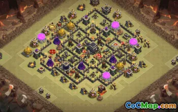 Best Town Hall 9 Clash of Clans Base Layouts #34732