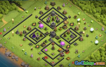 Best Town Hall 9 Base Layouts with Copy Link #34757